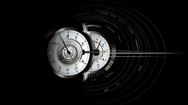 illustrative image showing the centrifugal force acting on the balance of a watch