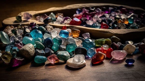 A stunning collection of vibrant and colorful gemstones showcasing their unique beauty.