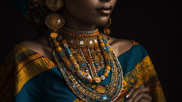 wearing traditional clothing and jewellery, showcasing the connection between jewelry, clothing, and community