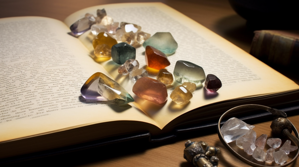 studying gemmology from a book or online resource