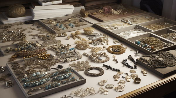 A workspace showcasing the efficiency of the unit system in jewellery making