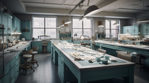image of a Tiffany & Co. workshop where the artisans work