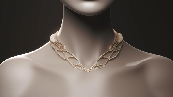 modern piece of front-facing jewelry