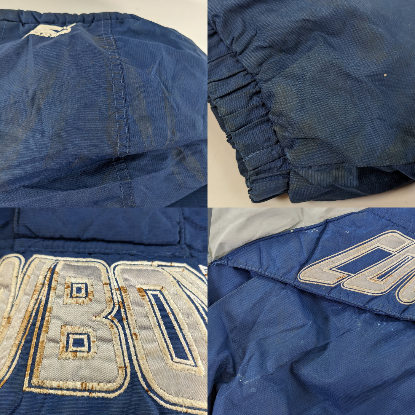 Vintage blue NFL Cowboys Starter jacket (XL)