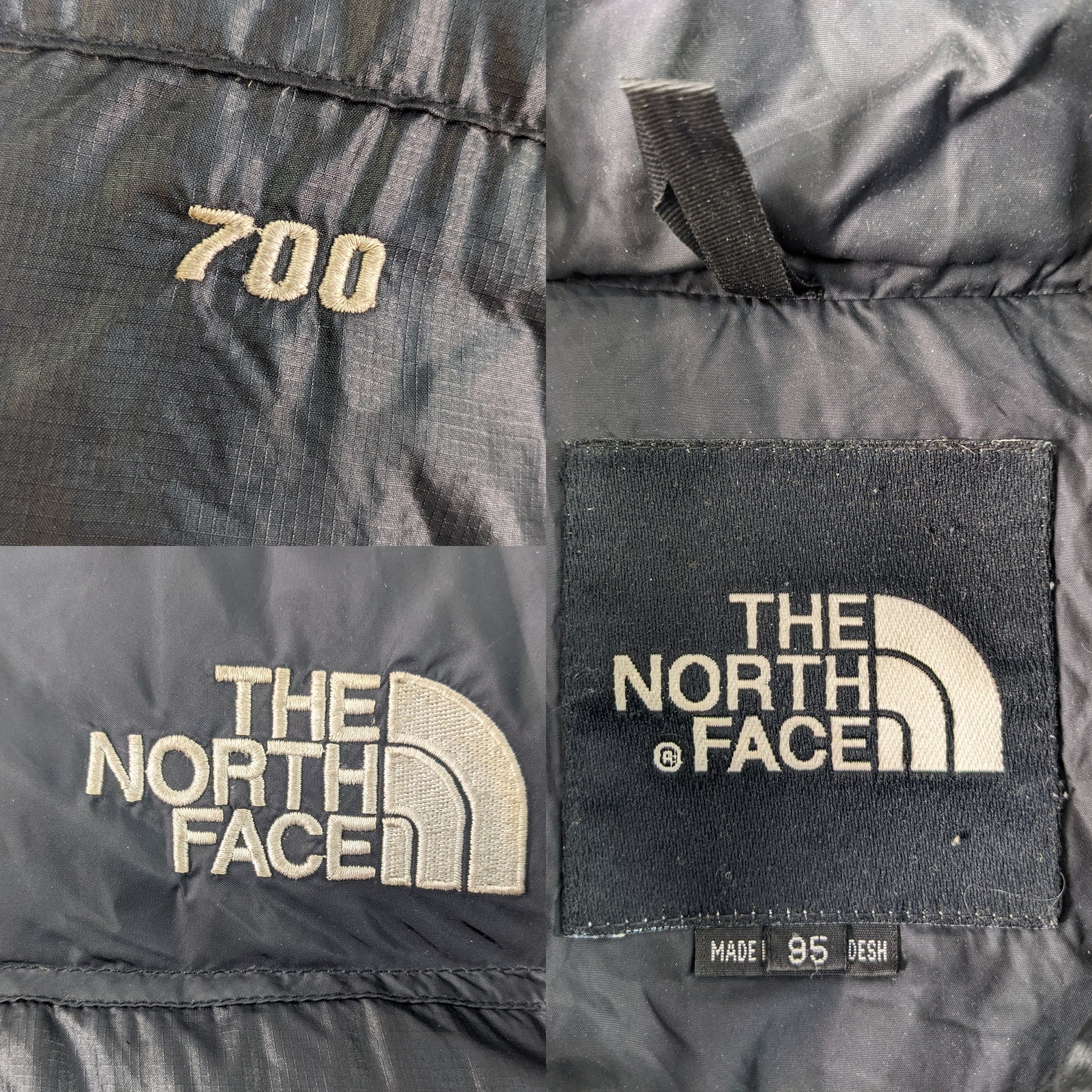 Vintage Black The North Face 700 Nupste Puffer (M) – PureVintageClothing