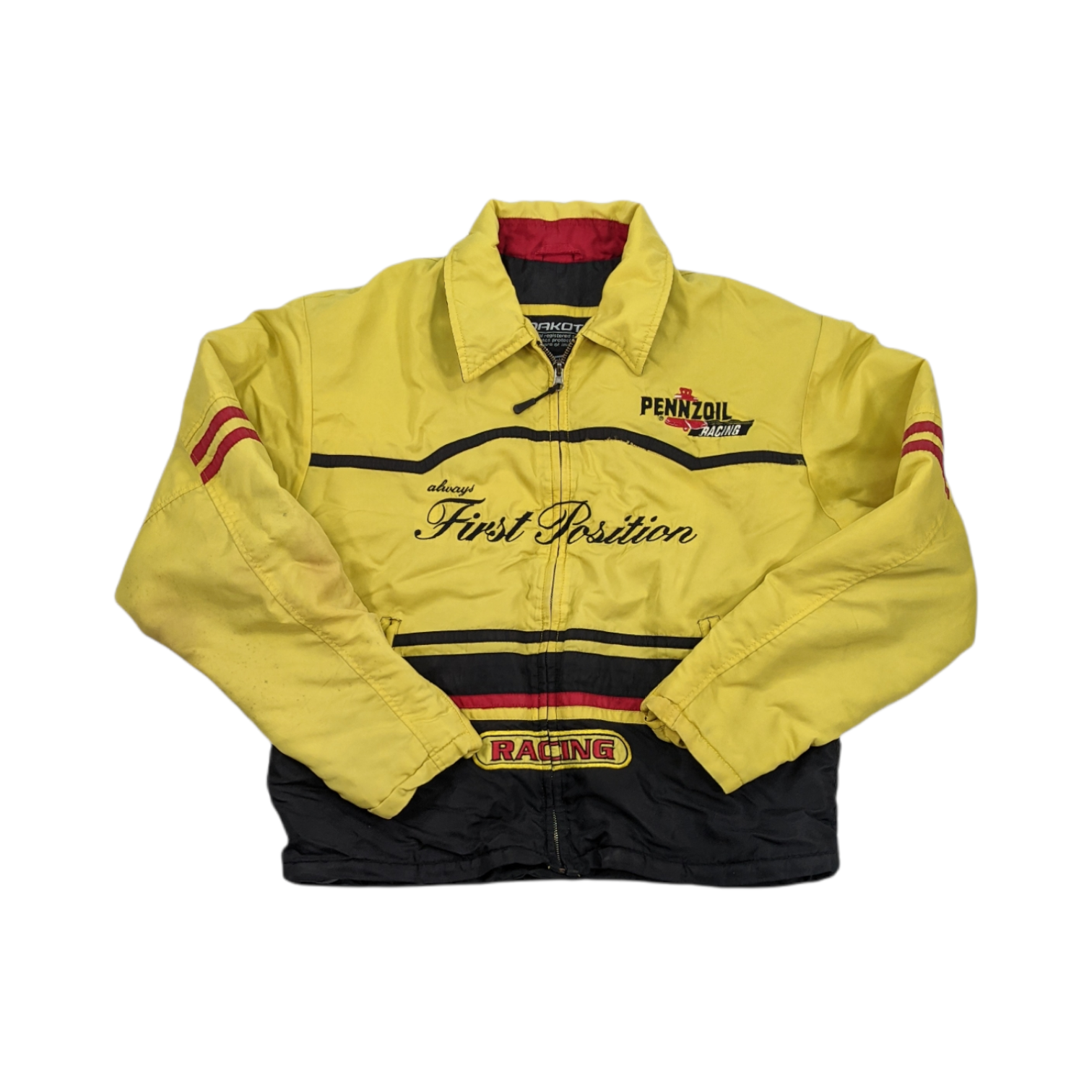 Vintage yellow Pennzoil Racing jacket (L) – PureVintageClothing