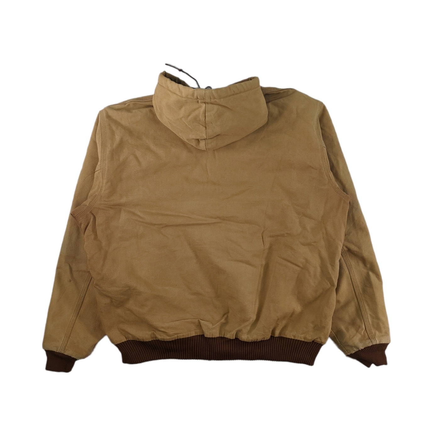 Vintage tan Carhartt hooded jacket (XL)