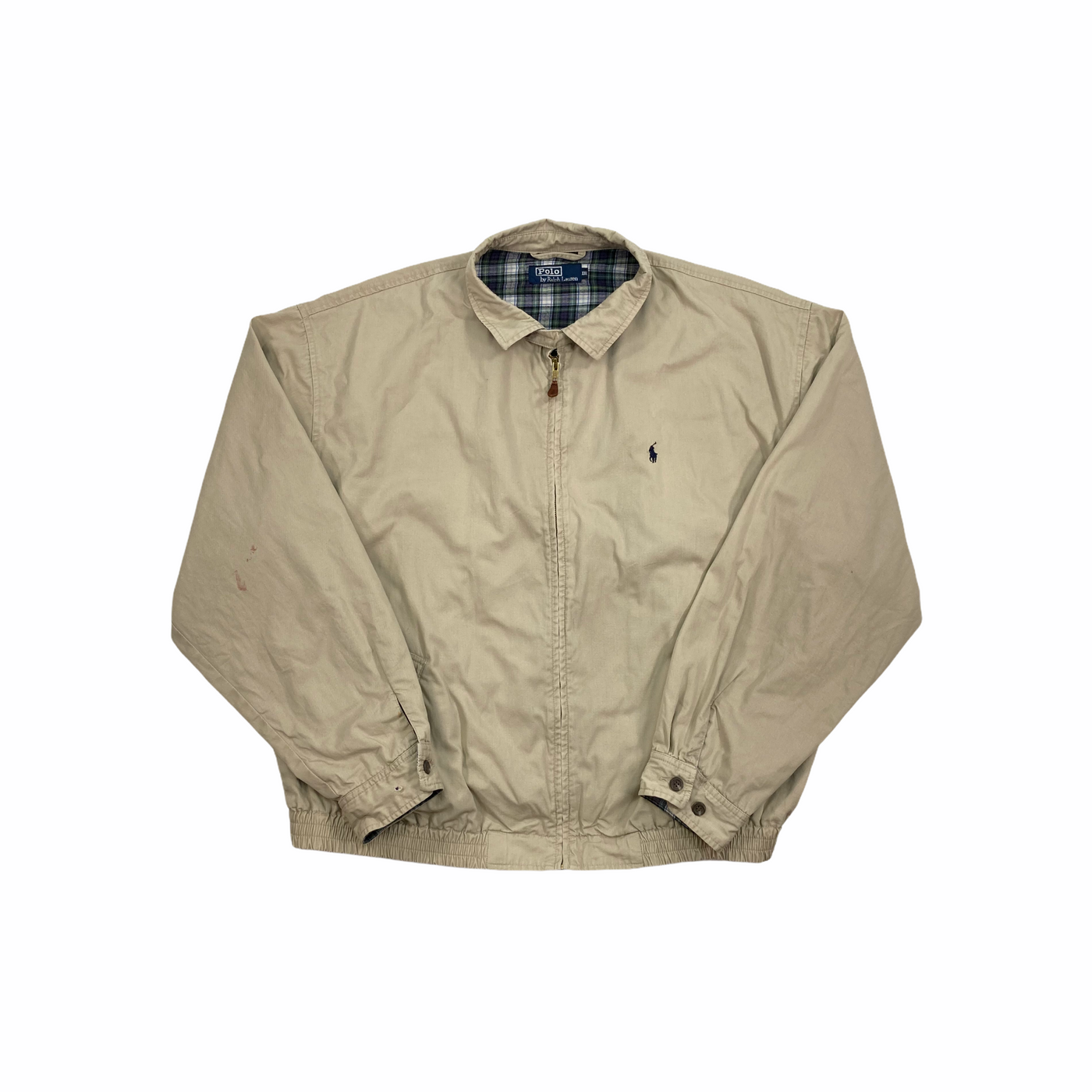 polo cream jacket