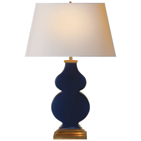 Table Lamp | Blue Lamp | Lamp with Shade