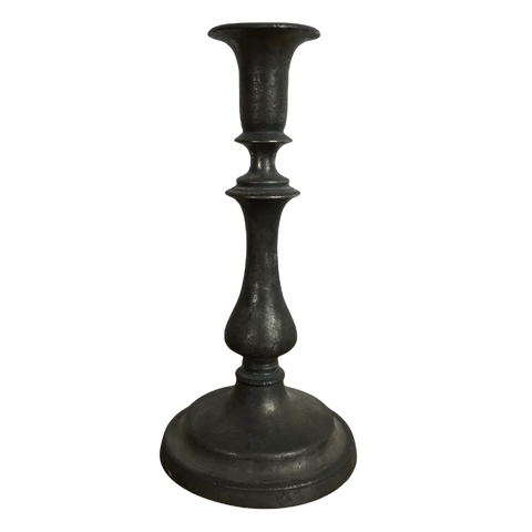 Pewter Candlestick | Holiday Decor