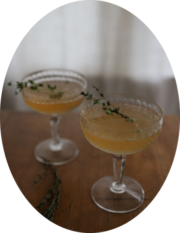 A Seasonal Twist on a French 75 | French 75 Recipe | Holiday Drink Recipe | Champagne Cocktail Recipe