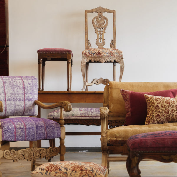 Chairs as Art | Antiques | Custom Upholstery | Hallway Chairs | Decor