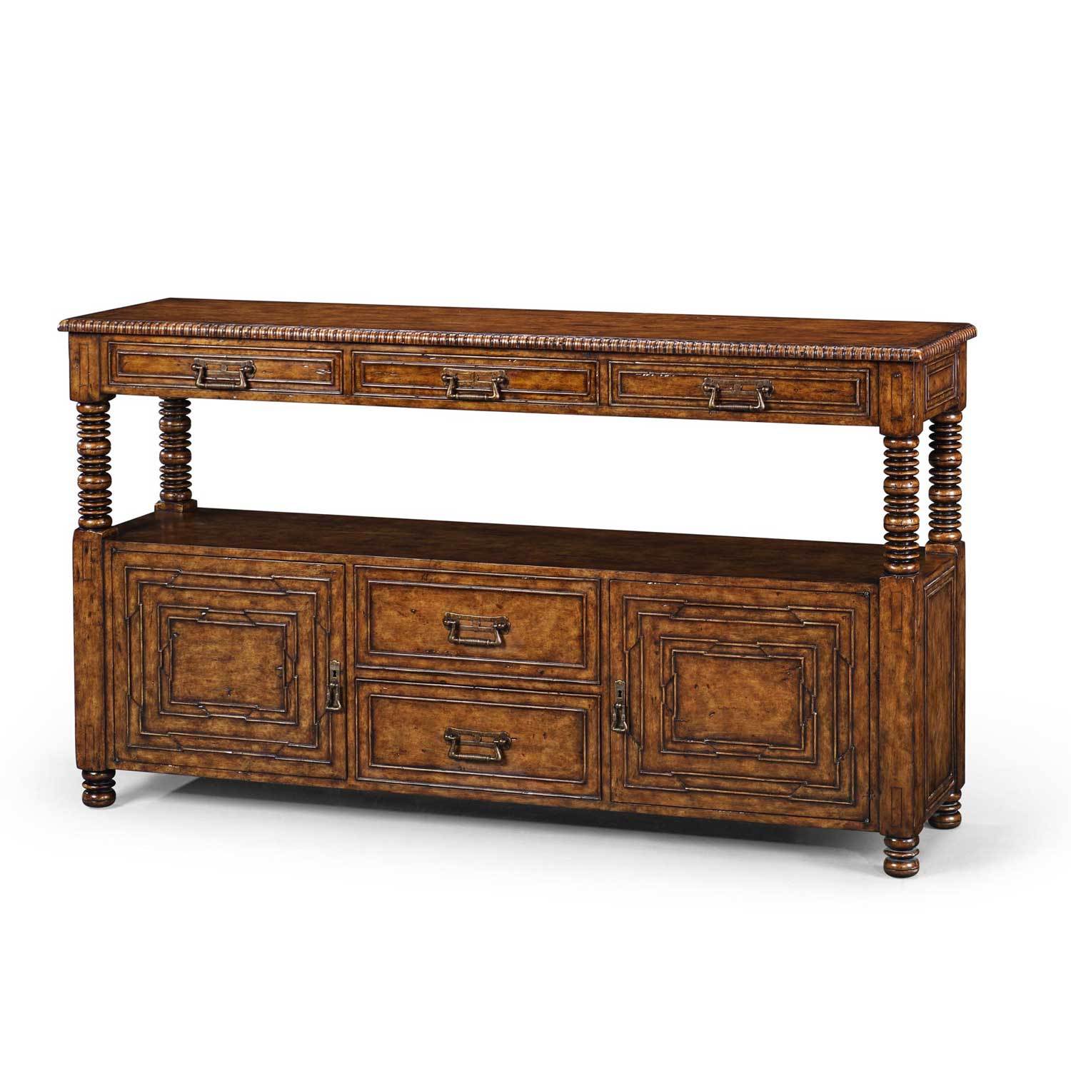 Carved Cabinet Console Table Mitchell Litt Home