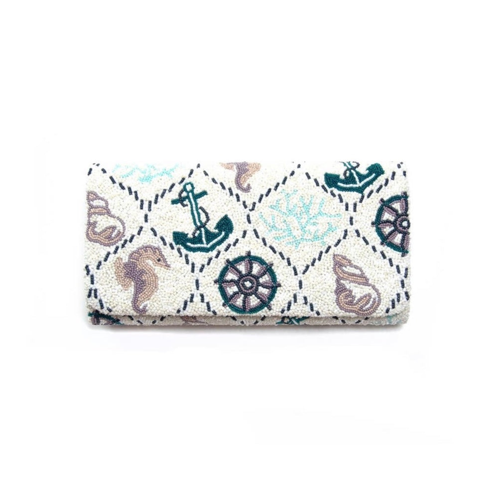 Handmade Beaded Cut Out Handle Clutch – Lorelei Nautical Treasures