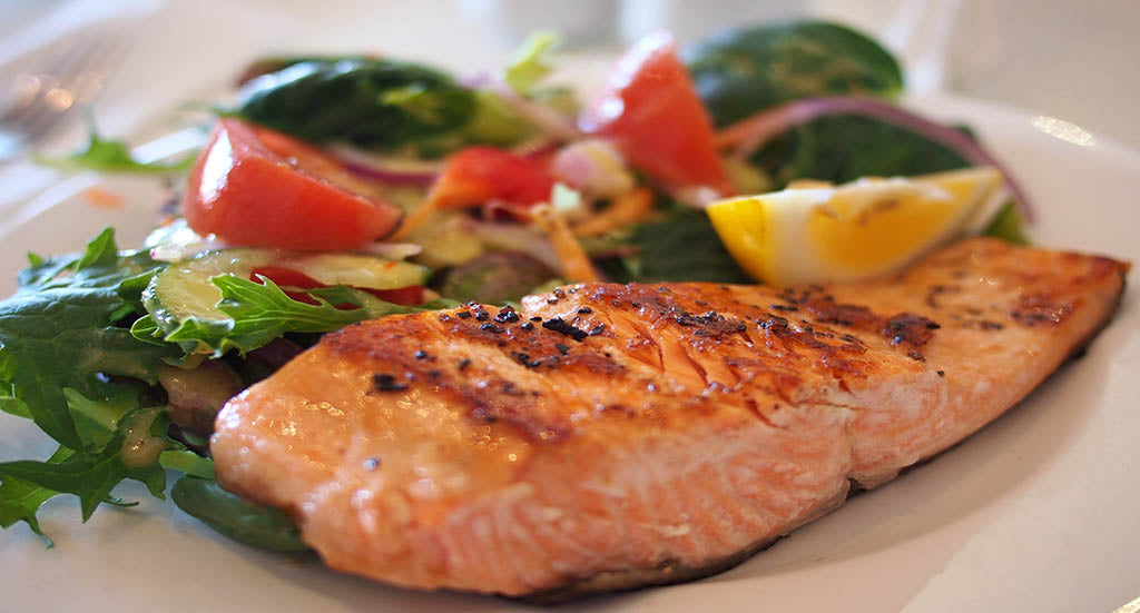 Healthy Cholesterol with Salmon