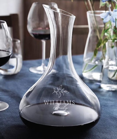 Customized wine decanter