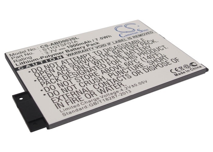 1900mAh Battery AMAZON Kindle 3, Kindle III, Kindle 3 Wi-fi, Kindle 3G
