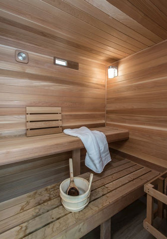 landscaping own sauna