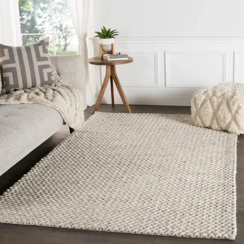 La Farre Jaipur Rug Selection Cream and White