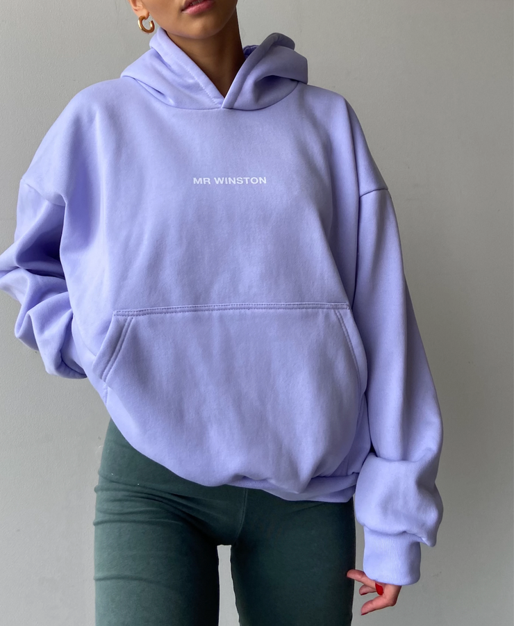 Mr Winston Sport Hoodie - Lilac Puff