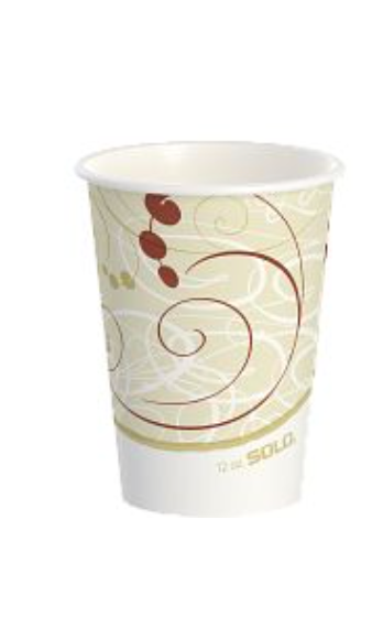 Solo 12oz Paper Hot Cup Symphony 1000cs — Belrose Industrial Supply 2778