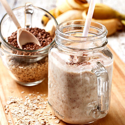 Flax Seed Banana Oat Smoothie