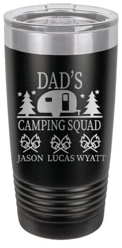 Dad Fishing - Customizable - Laser Engraved Tumbler (Etched)