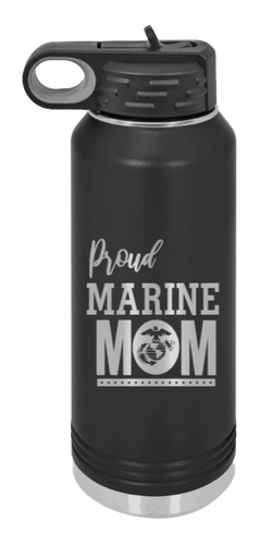 24 oz Stainless Steel Marine Corps Water Bottle - Vacuum Insulated