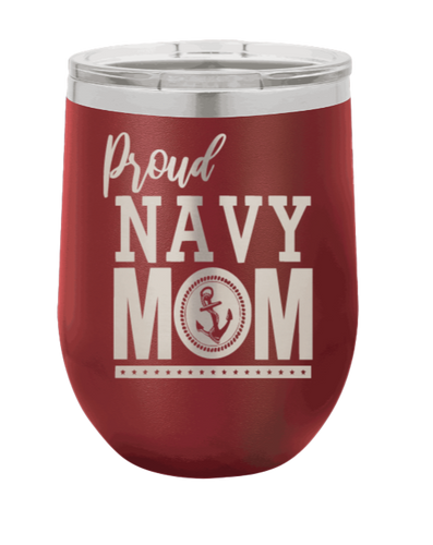 Proud Marine Mom/Dad Travel Mug - Red