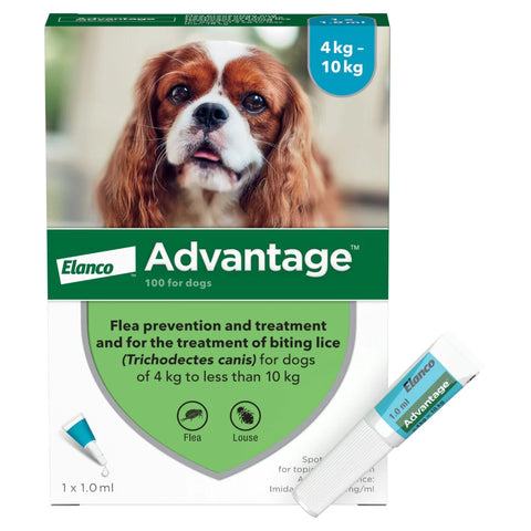 Advantage 100 Flea Spot On Treatment For Dogs