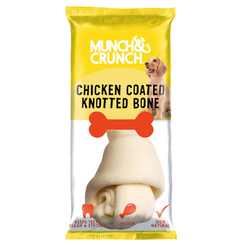 Munch & Crunch Chicken Coated Knotted Bone