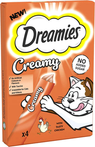 Dreamies Creamy Cat Treat Chicken