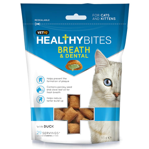Vetiq Healthy Bites Breath And Dental For Cats