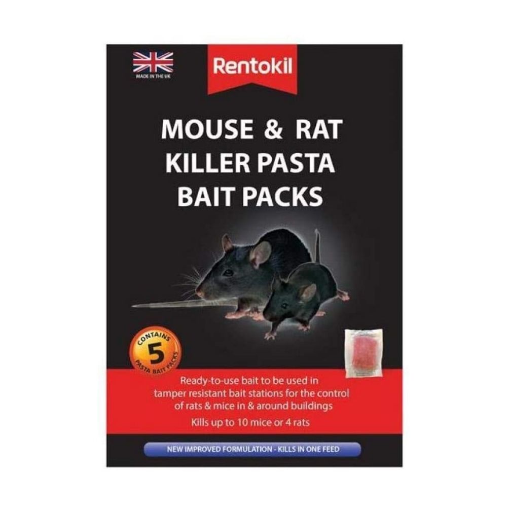 Rentokil Mouse & Rat Killer Pasta Bait Pack Sachets | Direct4Pet | Free  Delivery