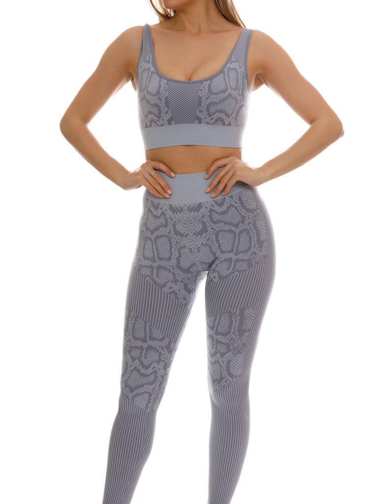 Dragon Fit Snake Print Yoga Set For Women Fitness Bra And Seamless Workout  Leggings For Running And Gym Outfits T200630 From Xue04, $18.14