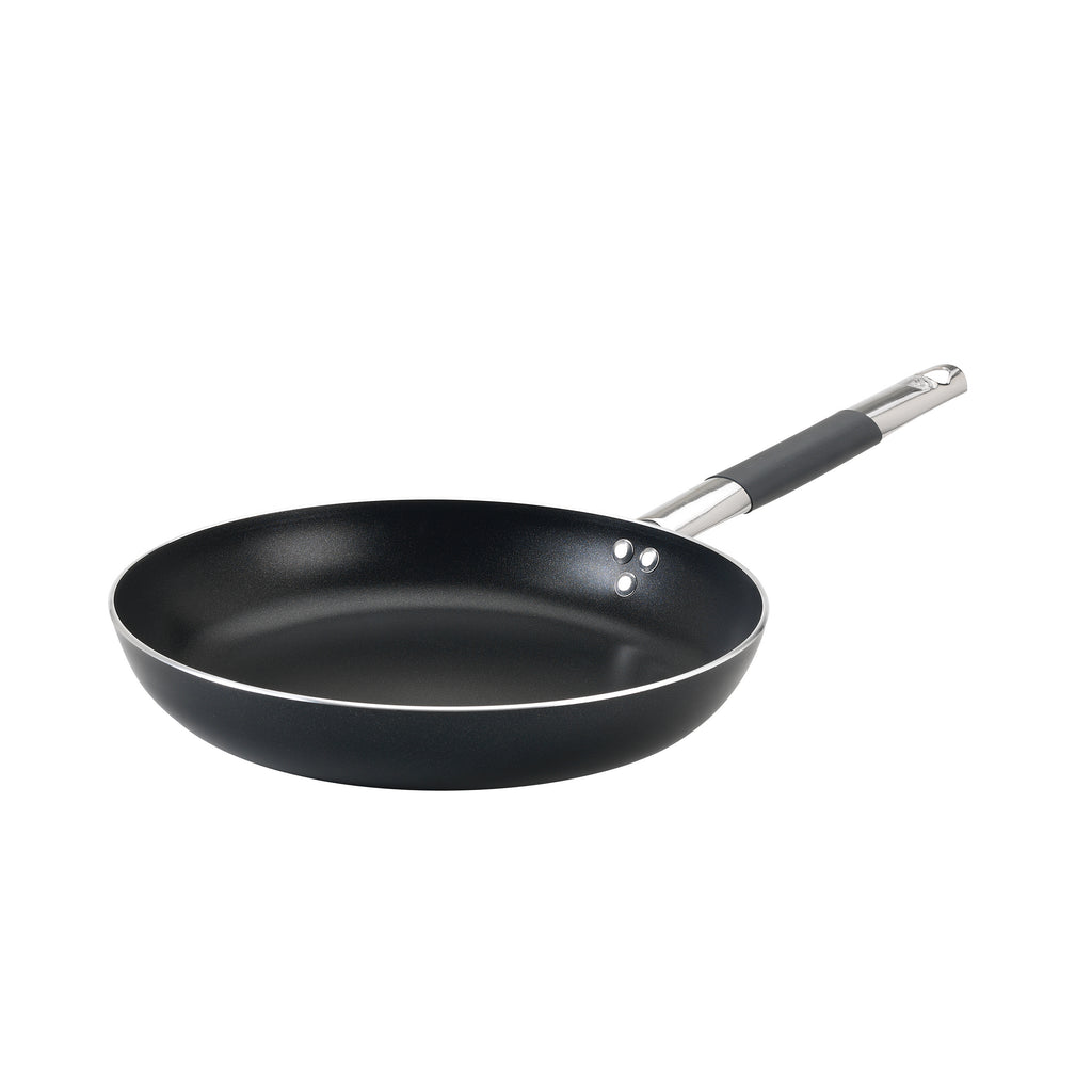 Agnelli Aluminum 3mm Nonstick Deep Straight Fry Pan With Stainless Steel  Handle, 11-Inches