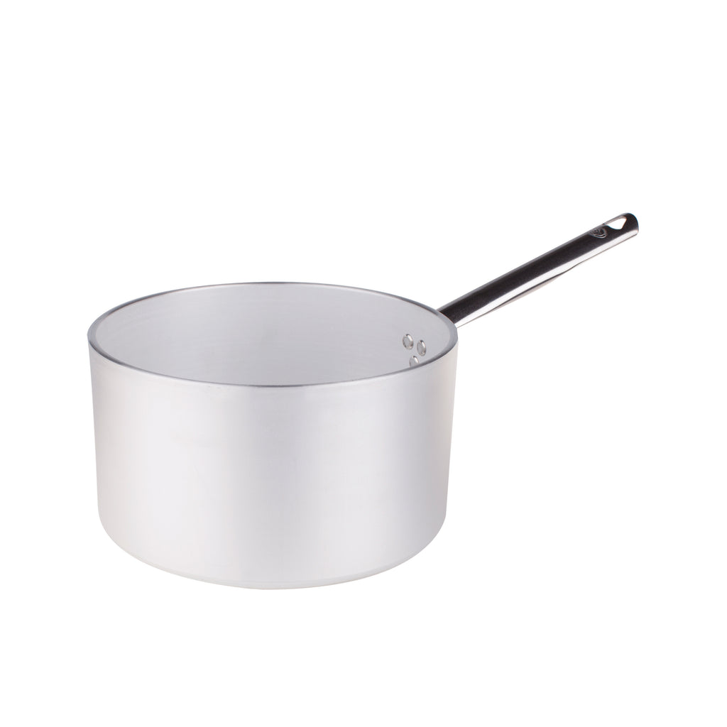 Agnelli Aluminum 3mm Curved Saute & Sauteuse Pan With Stainless Steel –  AgnelliUSAShop