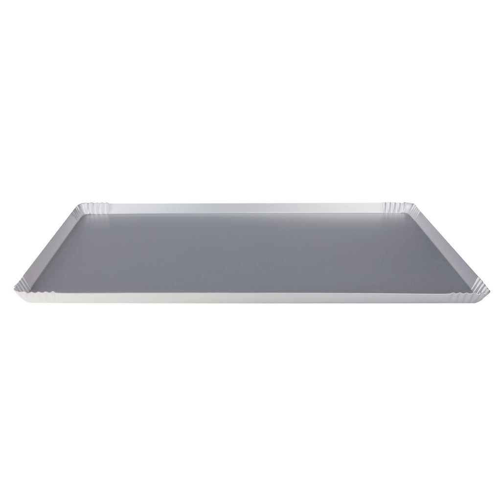 Agnelli Aluminum Flat Tray, 11.8 x 7-Inches