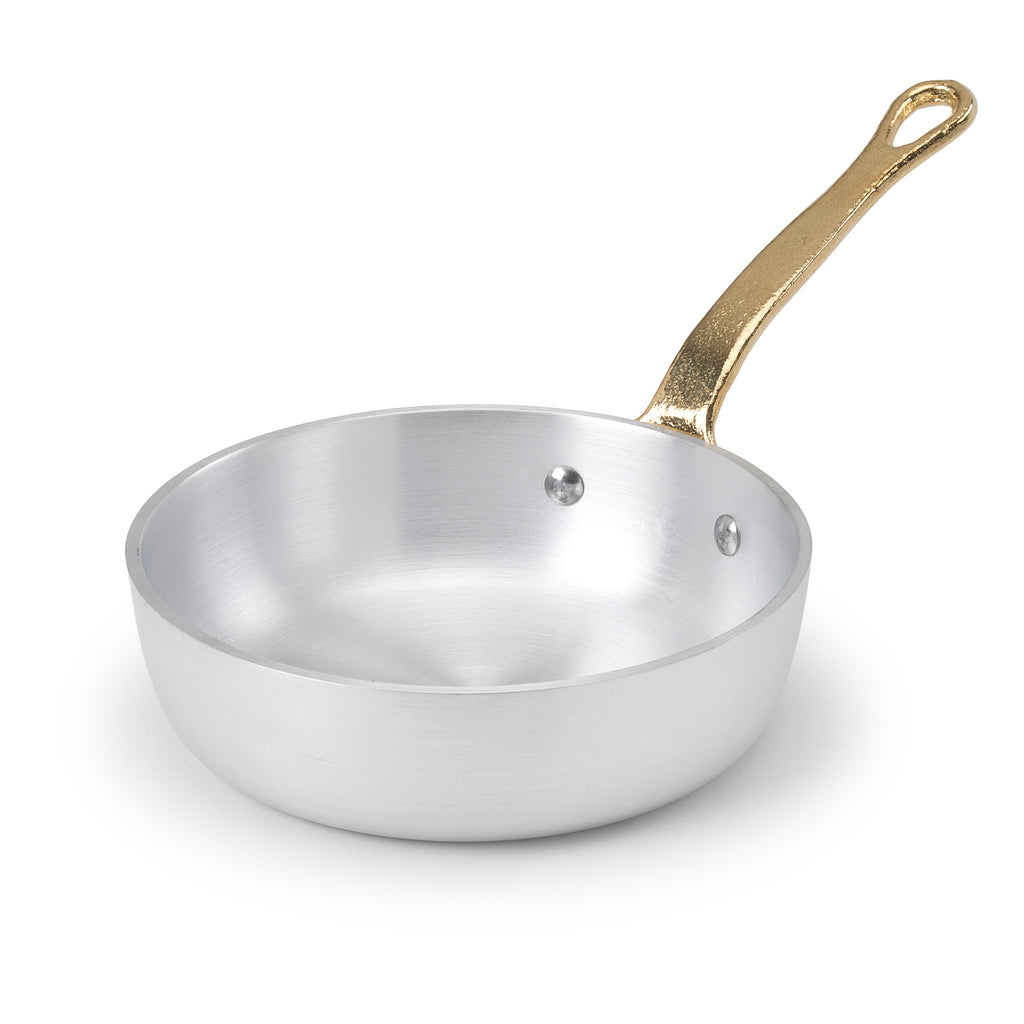 Agnelli Aluminum 3mm Fry Pan with Stainless Steel Handle, 16.5-Inches