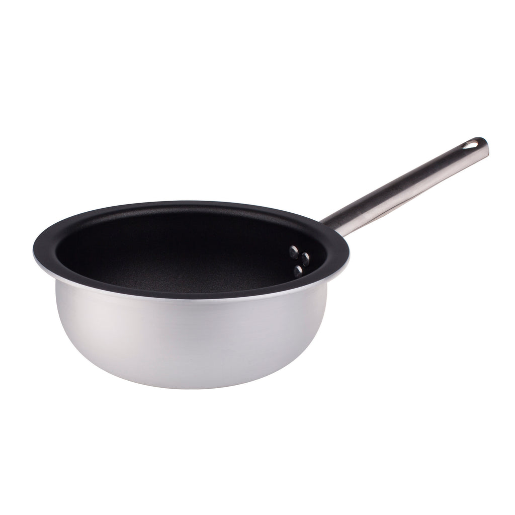 Agnelli Aluminum 3mm Saute & Sauteuse Pan With Stainless Steel