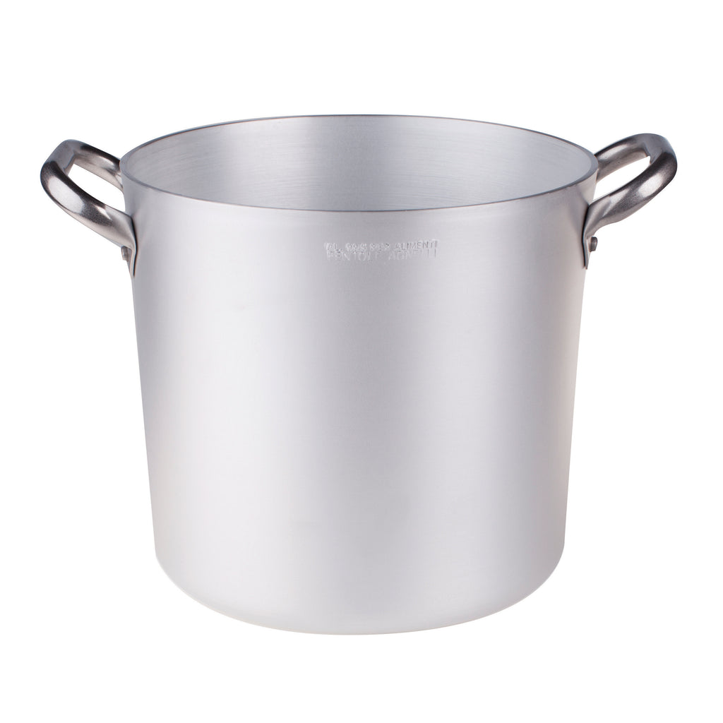 Agnelli Aluminum 5mm Stockpot With Two Stainless Steel Handles, 89.8-Q –  AgnelliUSAShop