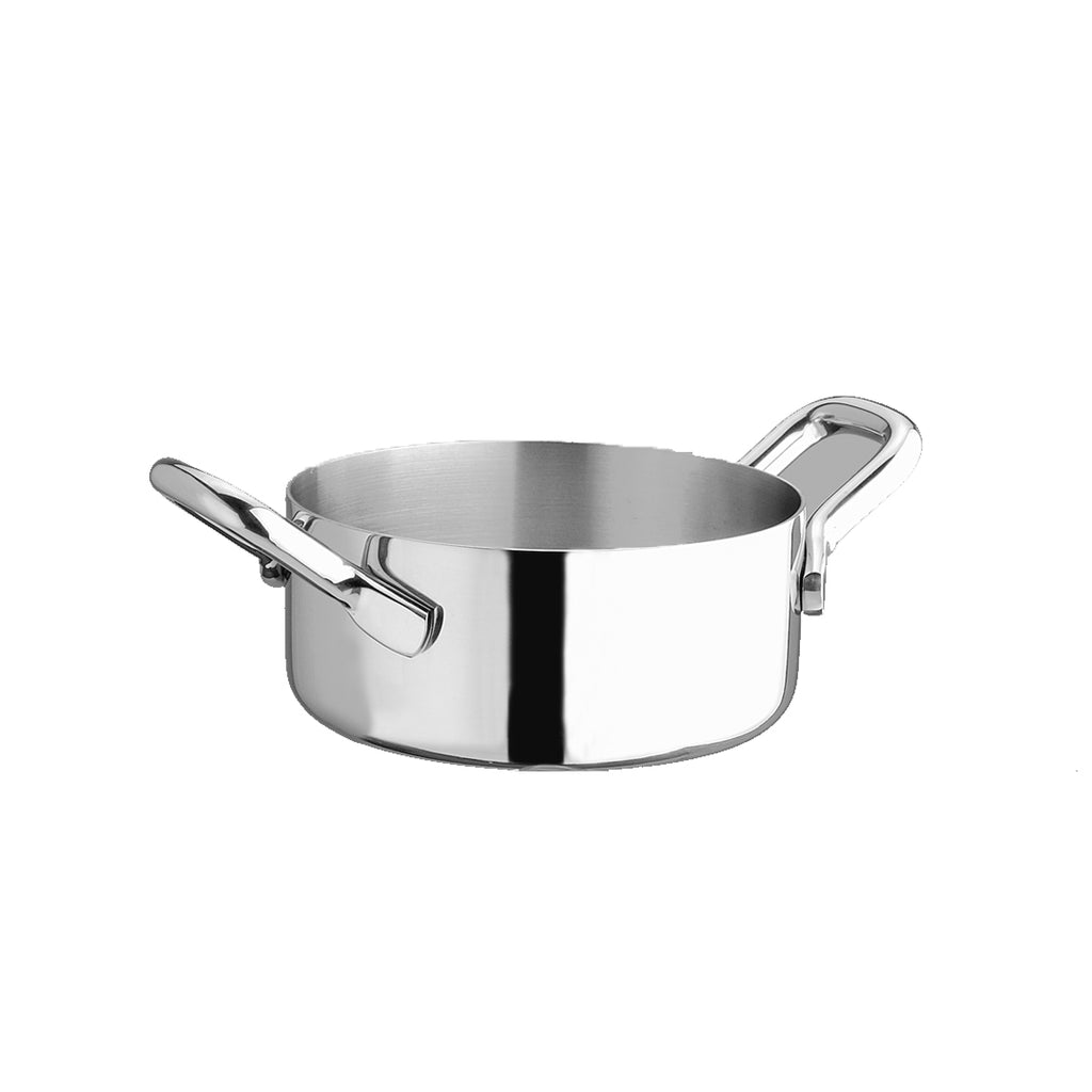 Agnelli 1932 Series 3-Ply Stainless Steel Mini Casserole With Two Stai –  AgnelliUSAShop