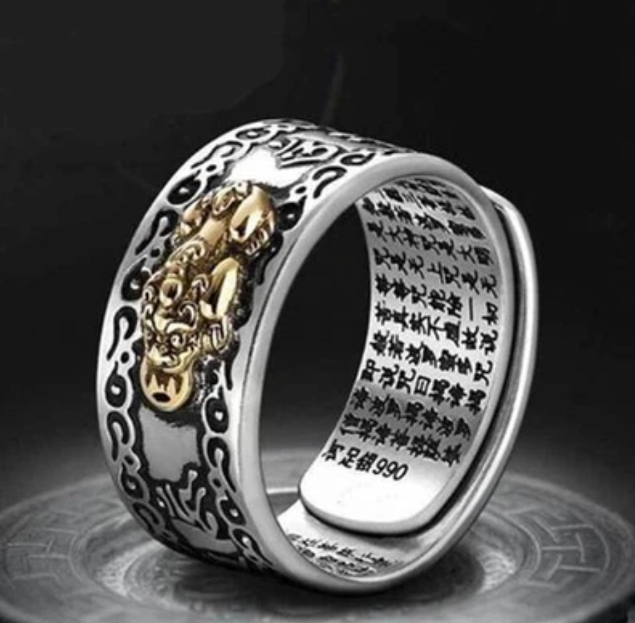 feng shui pixiu mantra ring original