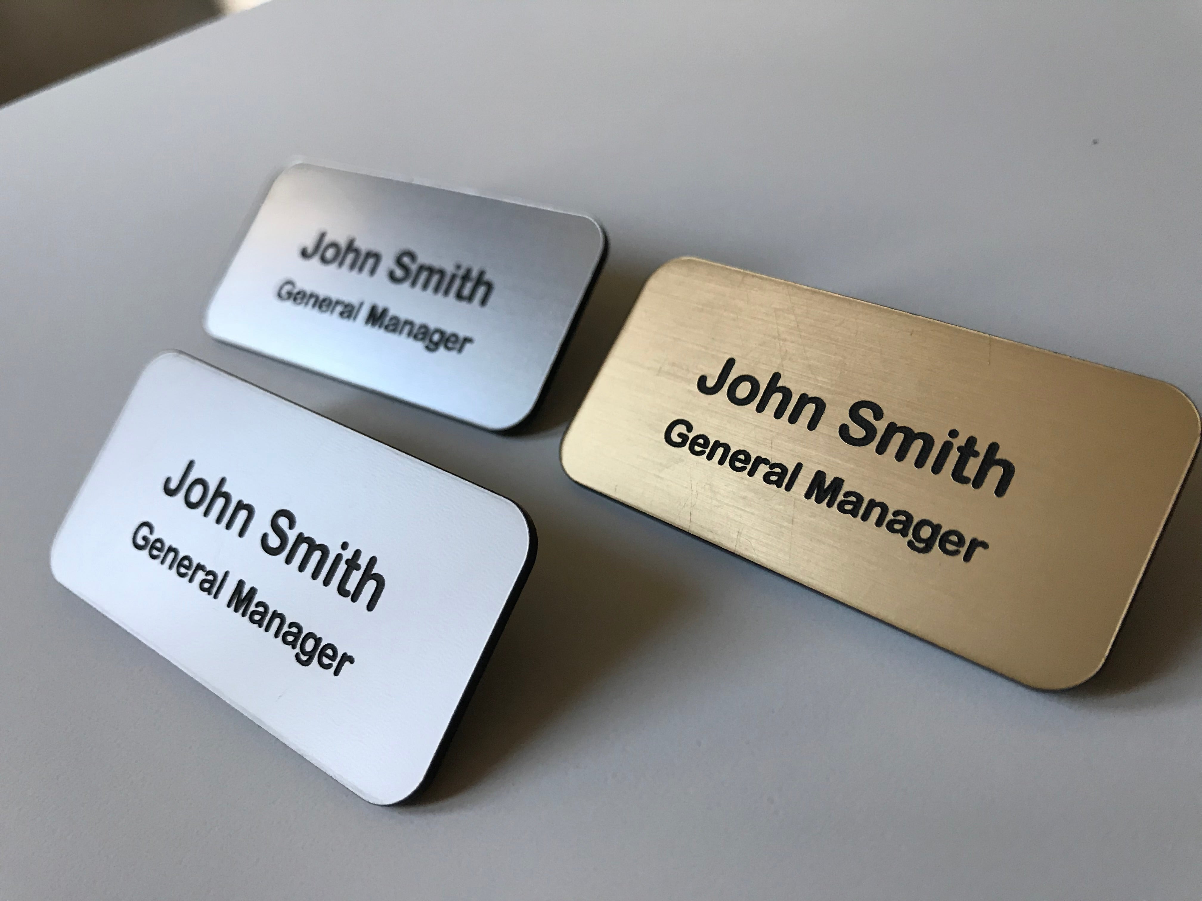 Personalised Name Badges With Pin One Of A Kind Design Uk