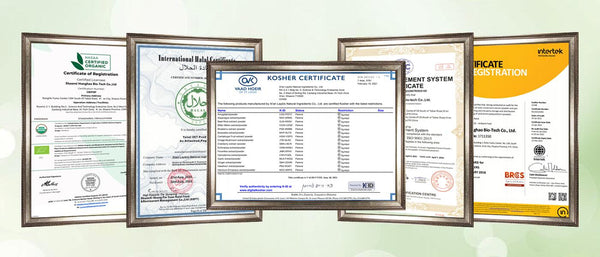 Certificate of honghaoherb