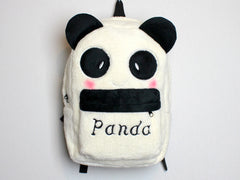 panda plush backpack