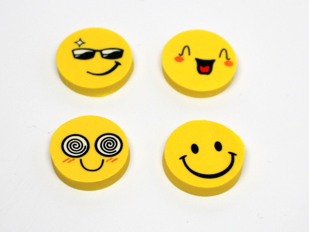 Cute Emoticon Emoji Eraser Set Happy Panda Shop