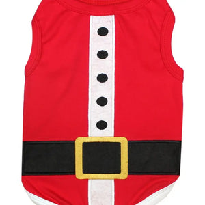 SANTA Dog Shirt - Cafe BoneJour 