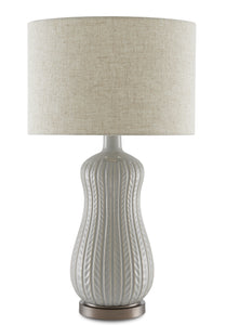 Currey & Company 6000-0667 Mamora Pale Table Lamp, Pale Glaze