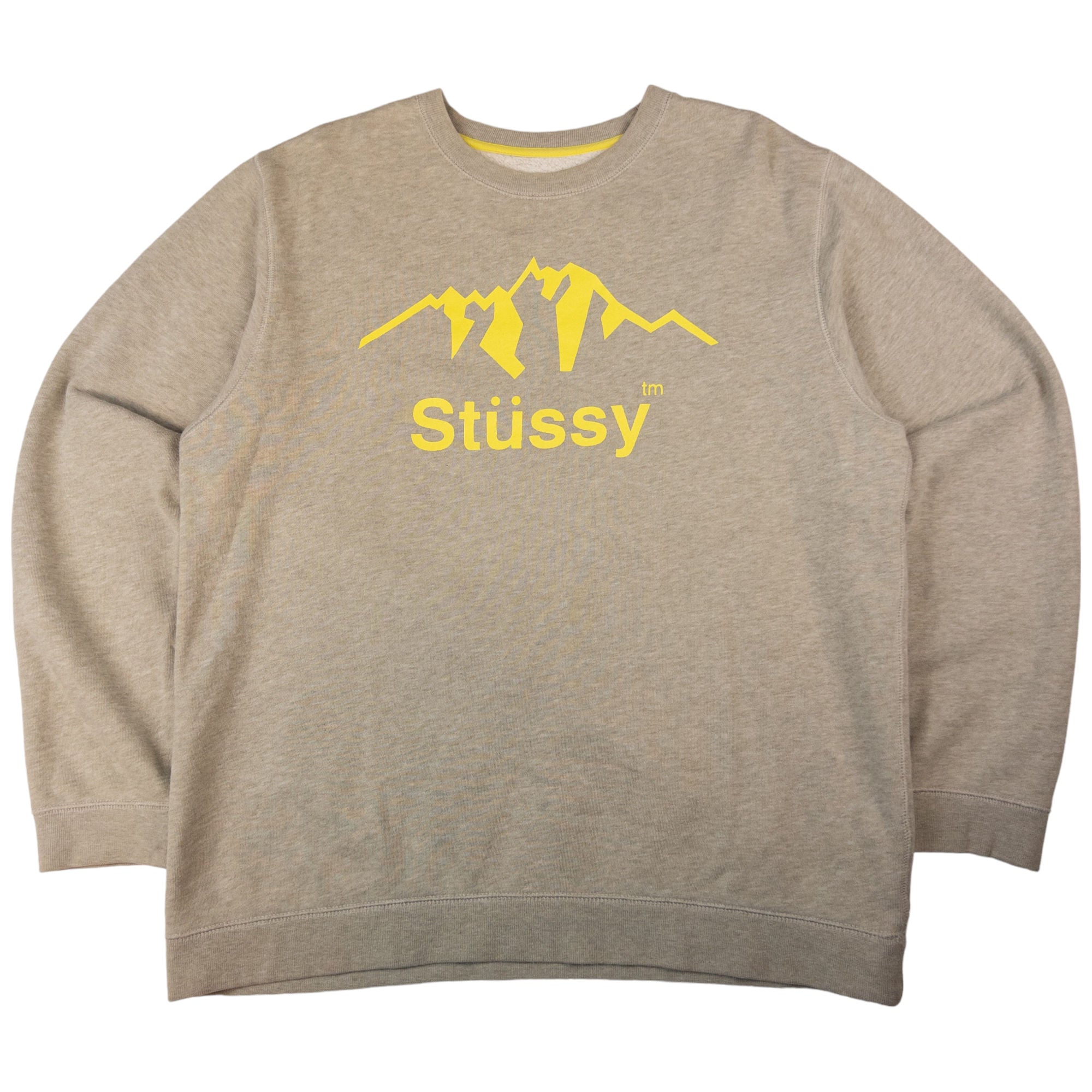 Image of Vintage Stussy Mountain Graphic Sweatshirt Size M